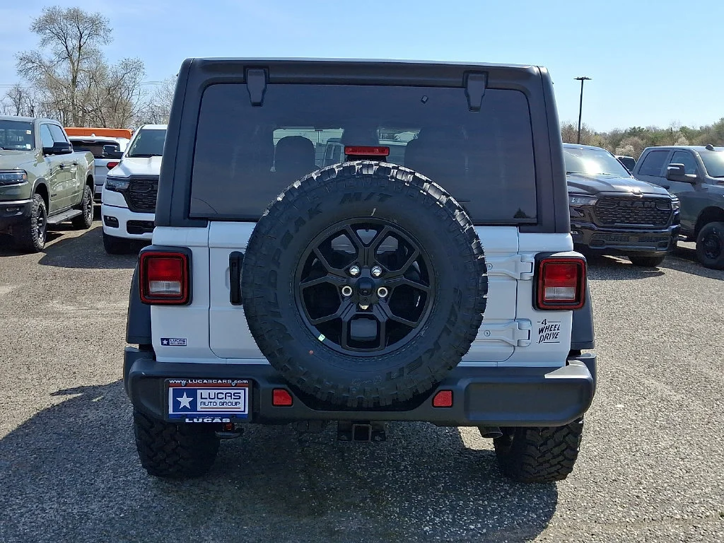 New 2026 Bright White Clear-Coat Exterior Paint Jeep Willys image 7