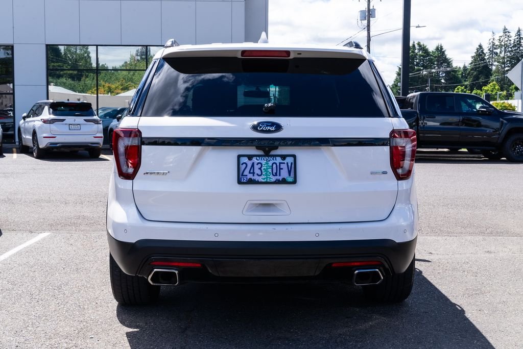 Used 2016 White Platinum Clearcoat Metallic Ford Sport image 5