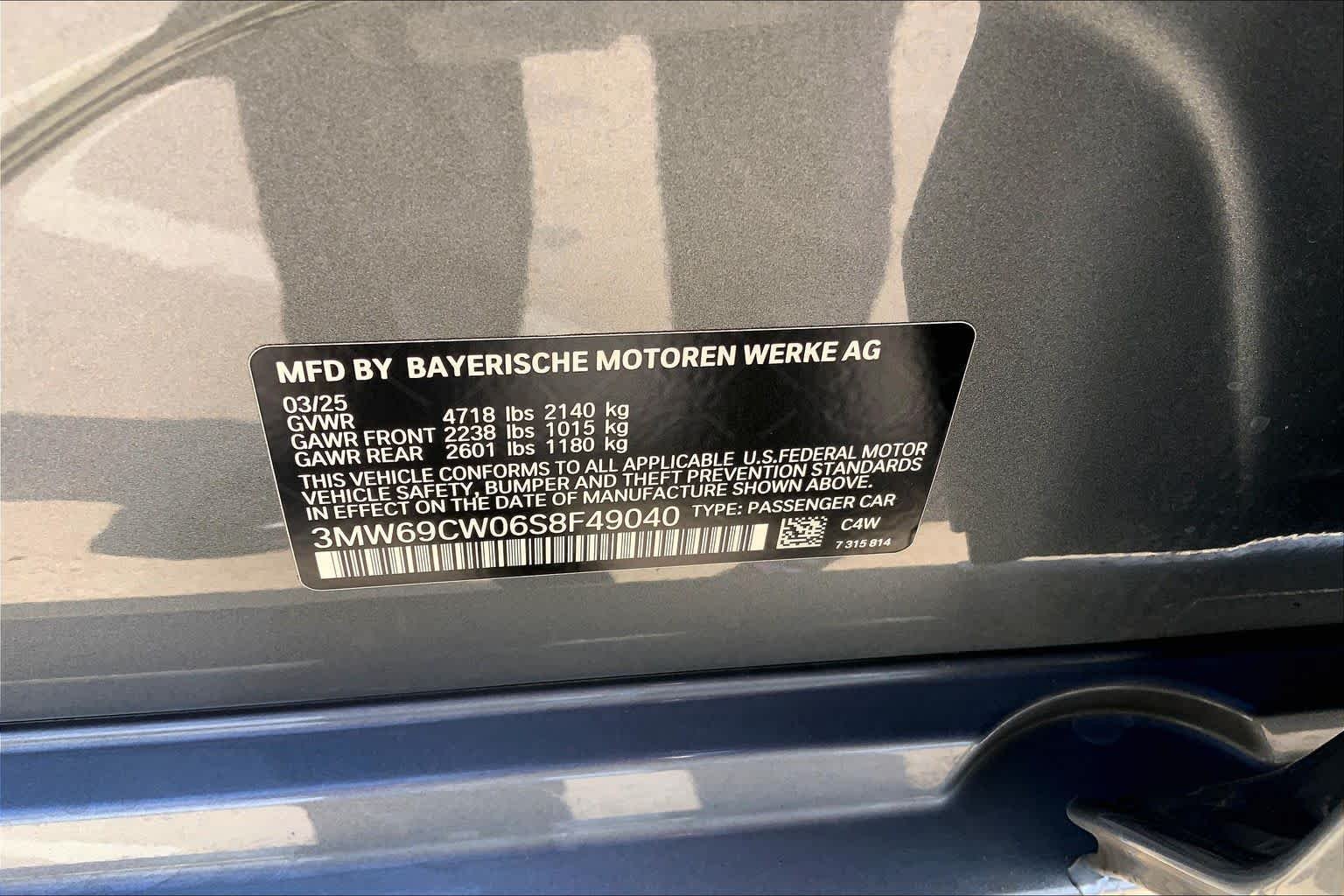 Used 2025 Skyscraper Grey Metallic BMW 330i image 33