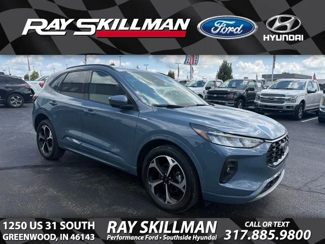 Used 2024 Vapor Blue Metallic Ford ST-Line Select image 1