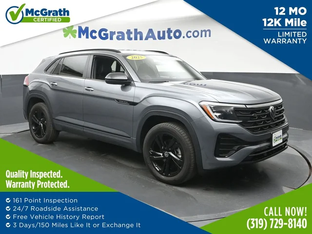 2025 Volkswagen Atlas Cross Sport 2.0T SEL R-Line Black