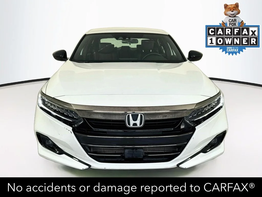 Certified Used 2022 Platinum White Pearl Honda Sport image 2