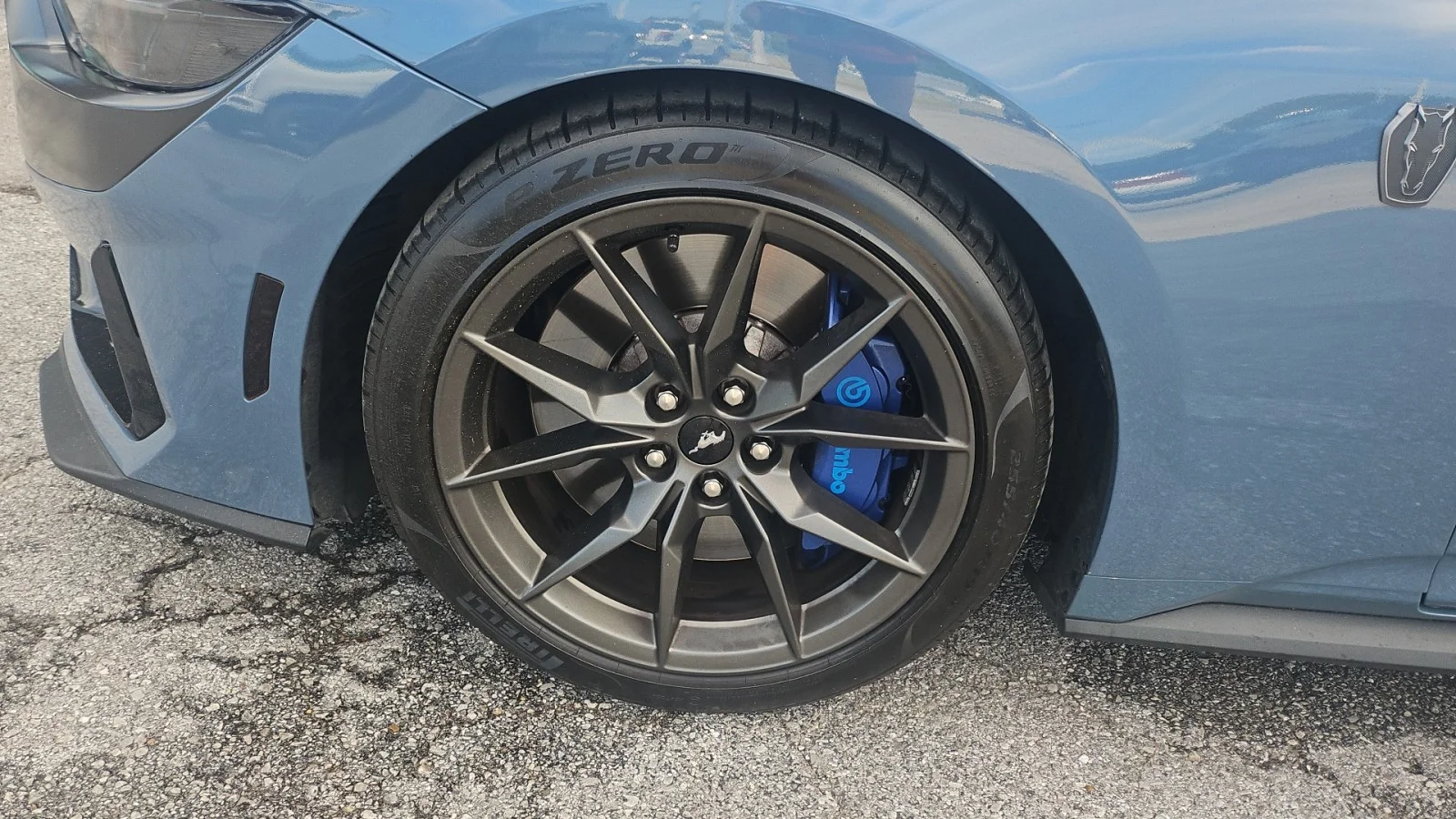 Used 2024 Blue Ford Dark Horse image 9