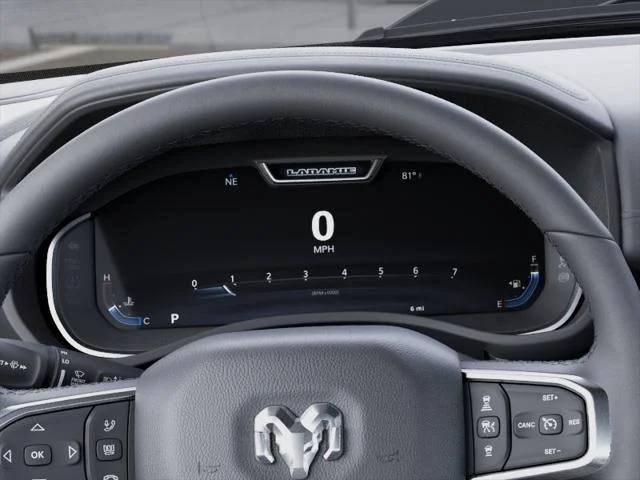 New 2026 Diamond Black Crystal Pearl-Coat Exterior Paint RAM Laramie image 43