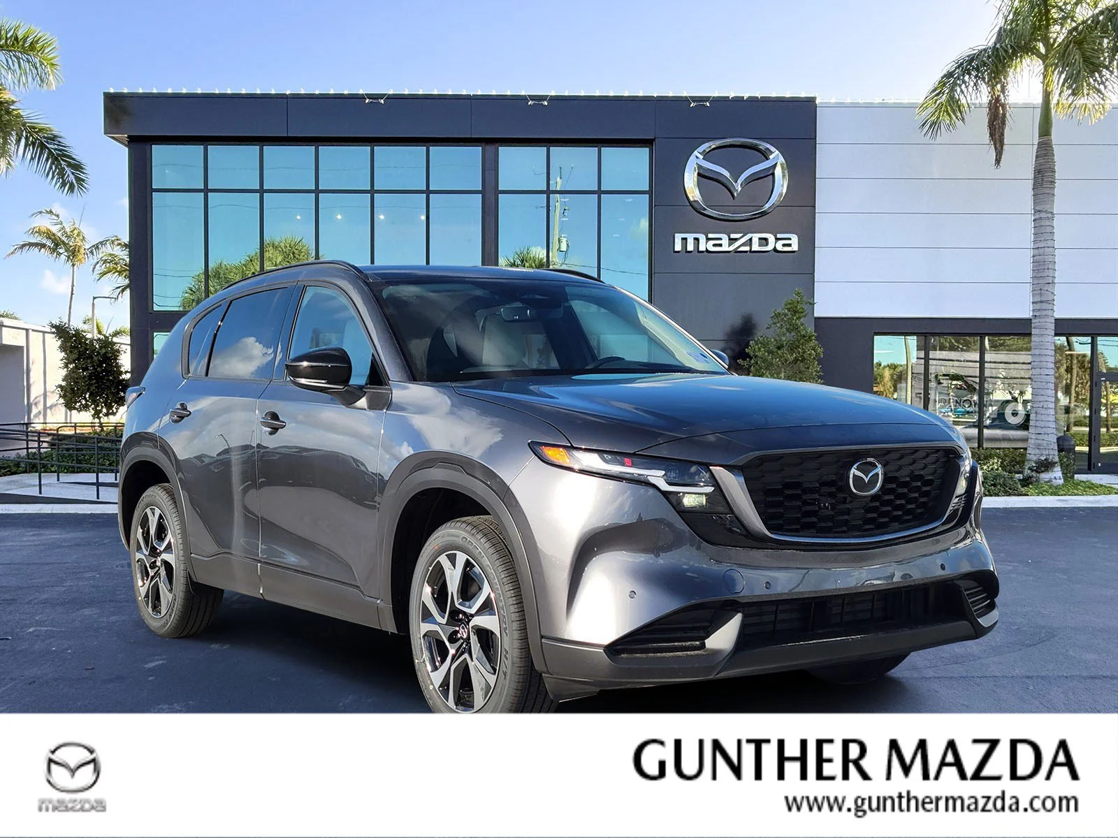 New 2026 Machine Gray Metallic Mazda 2.5 S Preferred AWD image 1