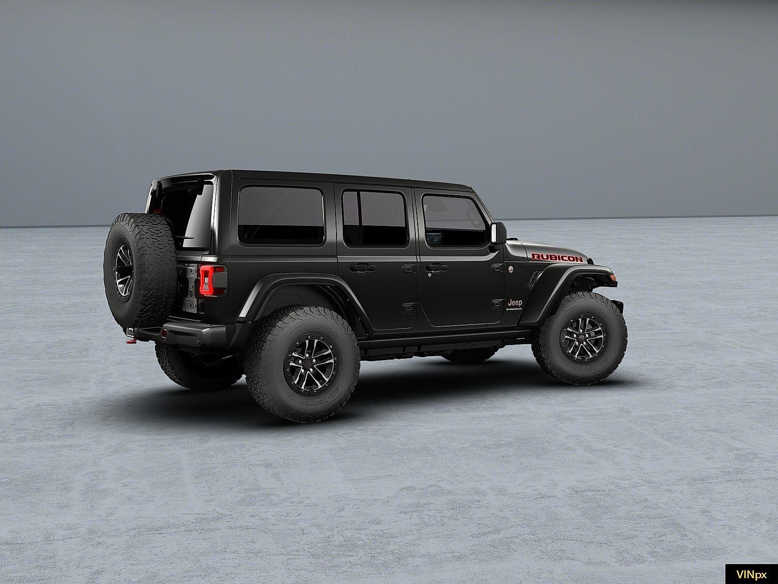 New 2026 Black Clear-Coat Exterior Paint Jeep Rubicon X image 8
