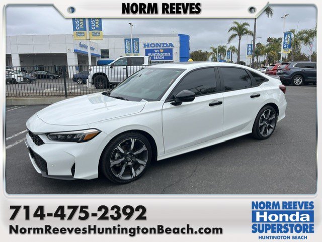 Certified Used 2025 Platinum White Honda Sport Touring image 1
