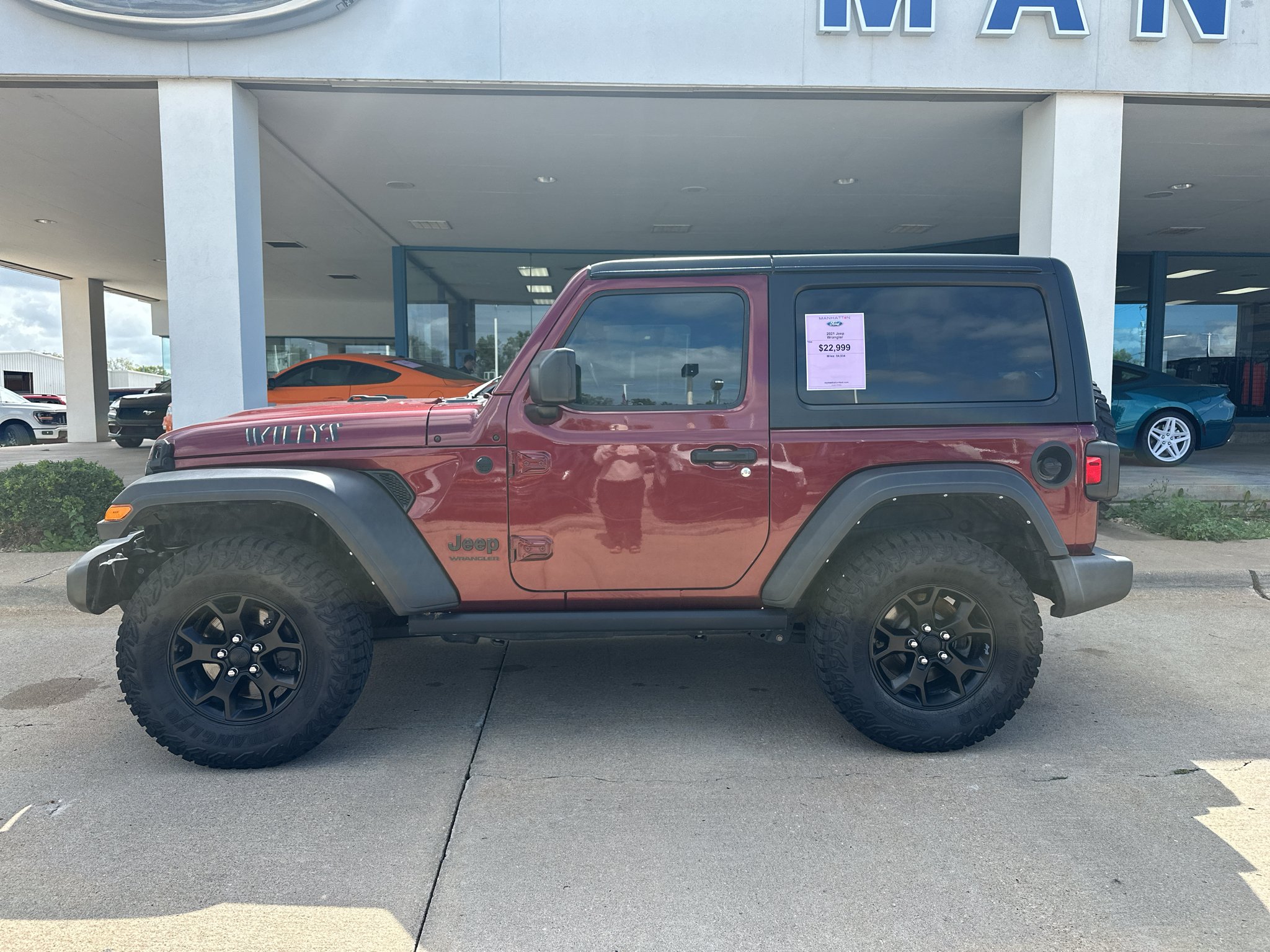 Used 2021 Snazzberry Pearlcoat Jeep Willys image 12