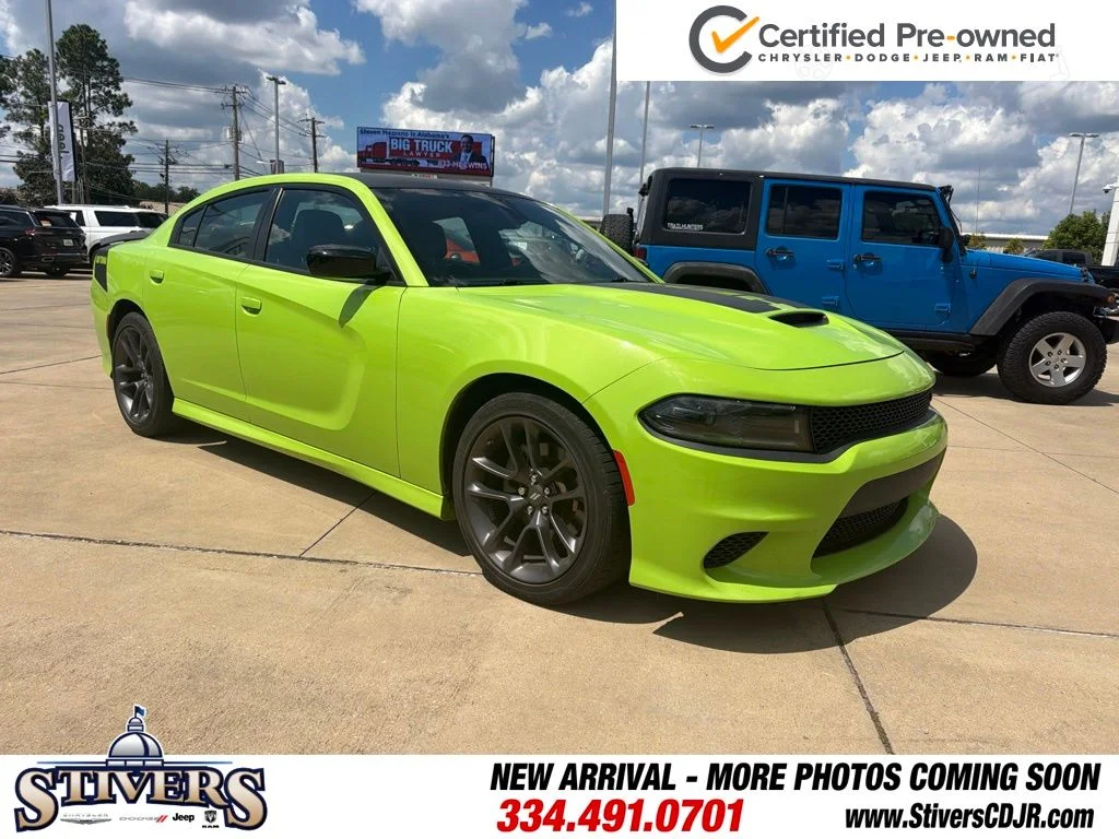 Certified Used 2023 Green Dodge R/T image 1