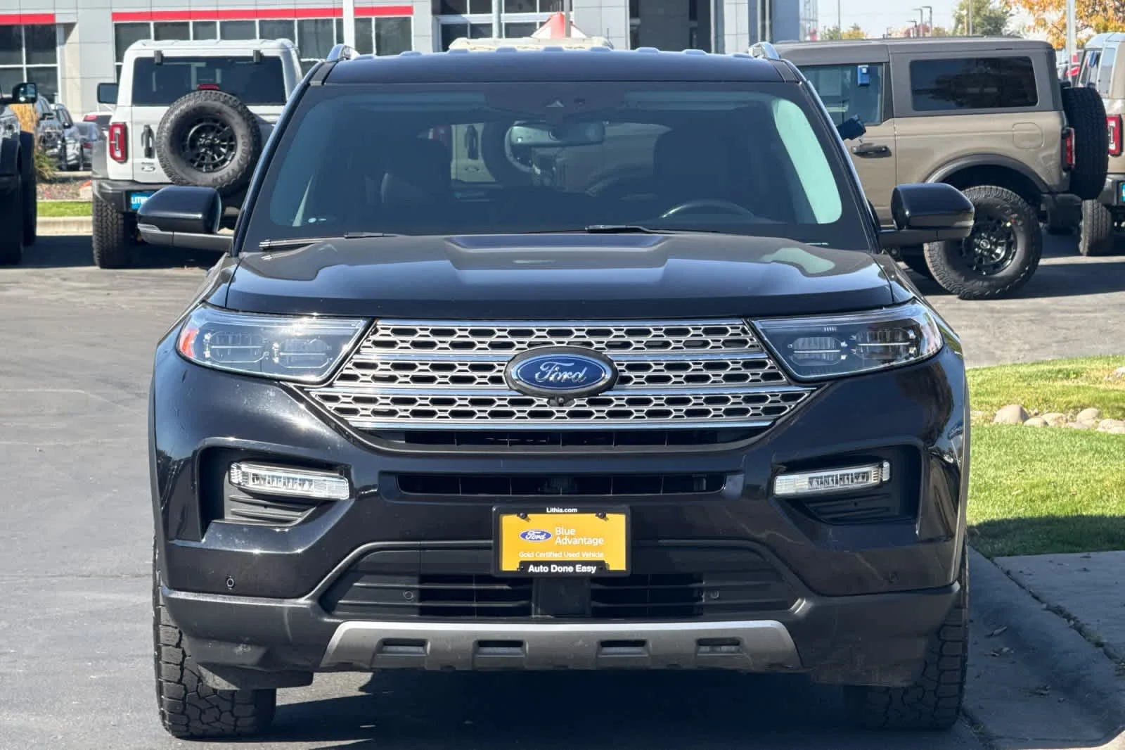 Certified Used 2021 Agate Black Metallic Ford Limited image 10