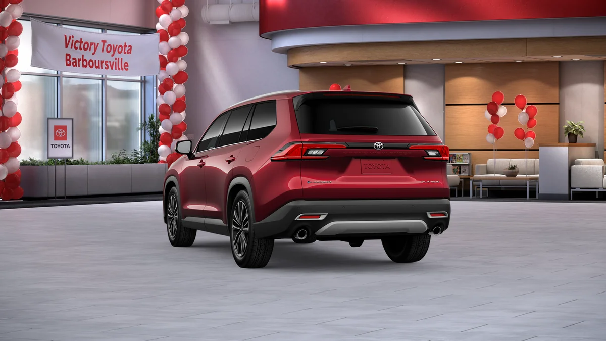 New 2026 Ruby Flare Pearl Toyota Hybrid MAX Platinum image 40