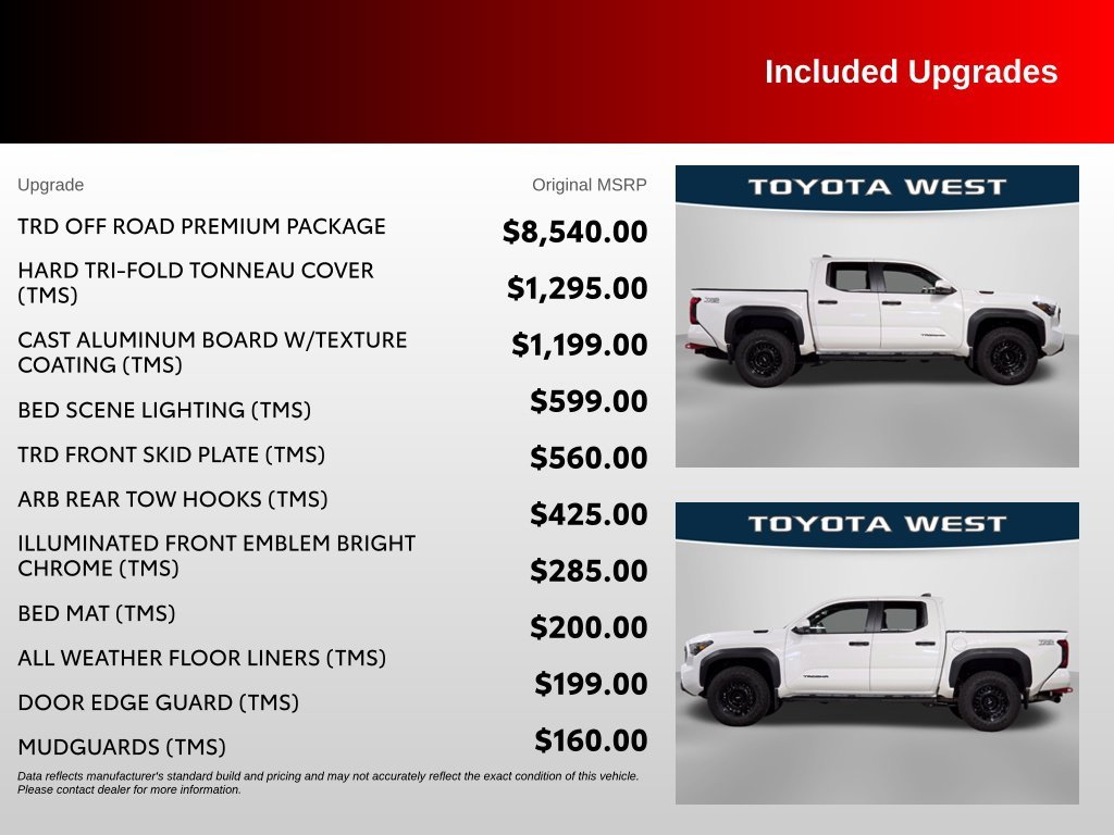 Certified Used 2025 White Toyota TRD Off Road image 37