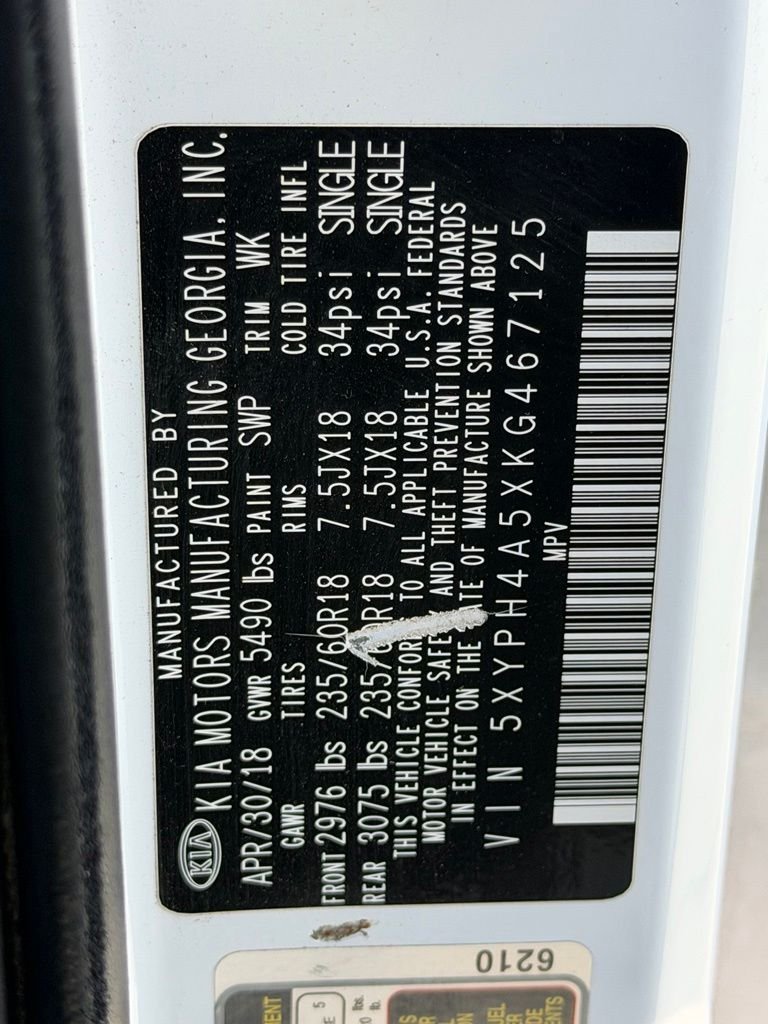 Used 2019 White Kia EX image 26