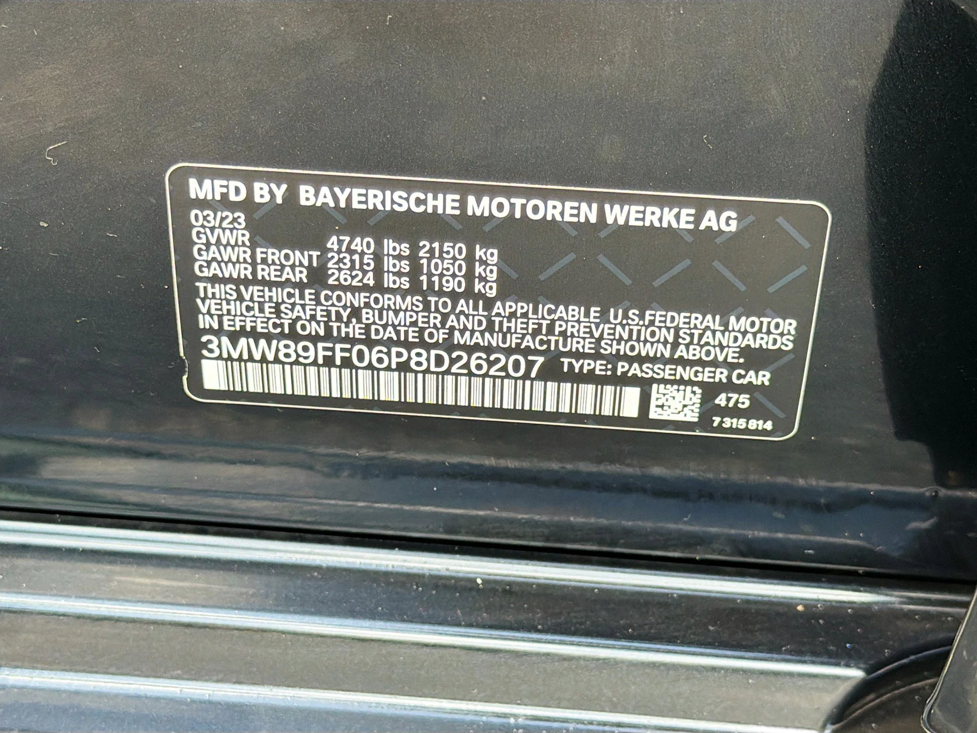Certified Used 2023 Black Sapphire Metallic BMW 330i xDrive image 42