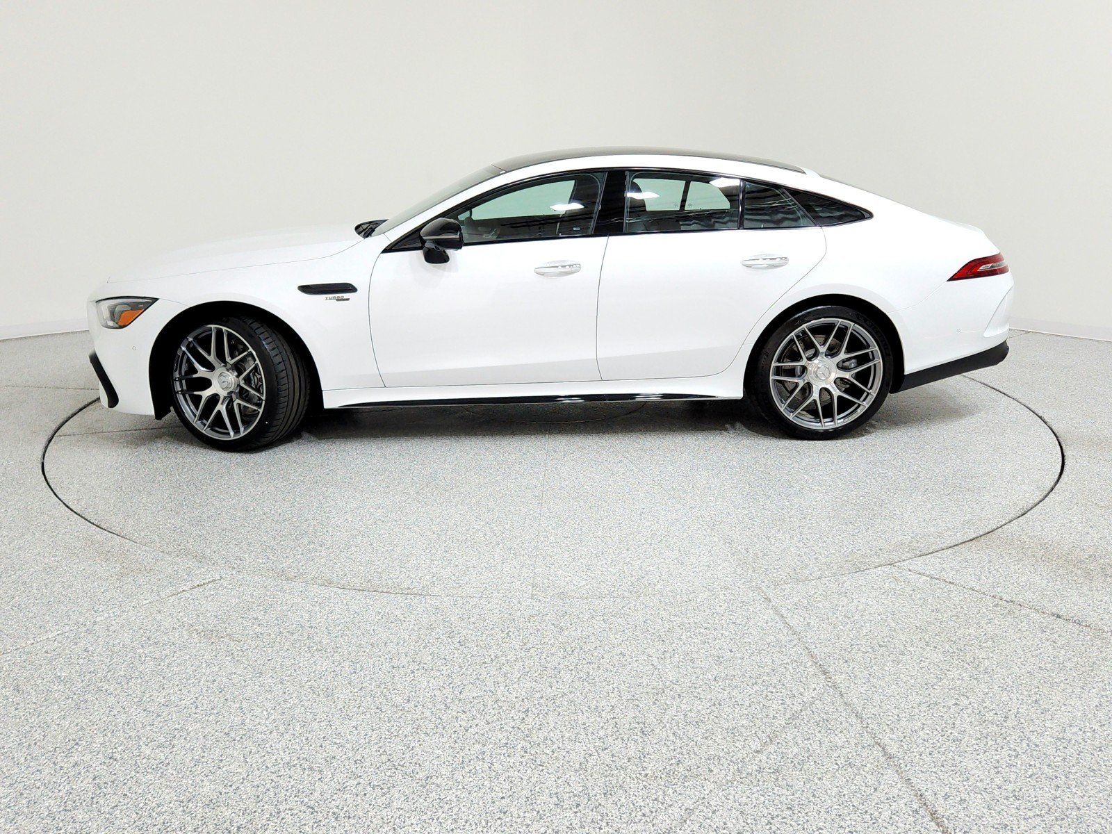 New 2026 MANUFAKTUR Moonlight White Metallic Mercedes-Benz AMG® GT 43 4-Door Coupe image 8
