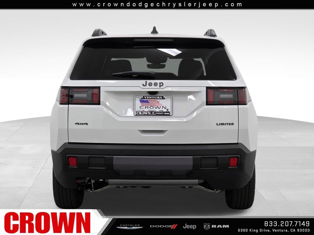 New 2026 Bright White Clear-Coat Exterior Paint Jeep Limited image 6