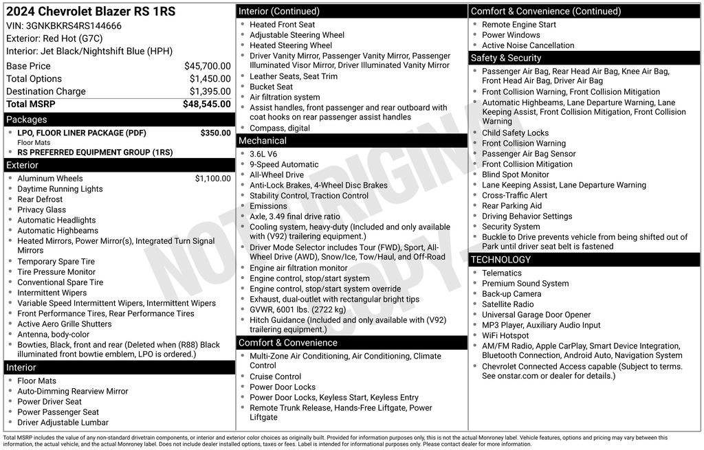 Used 2024 Red Chevrolet RS image 27