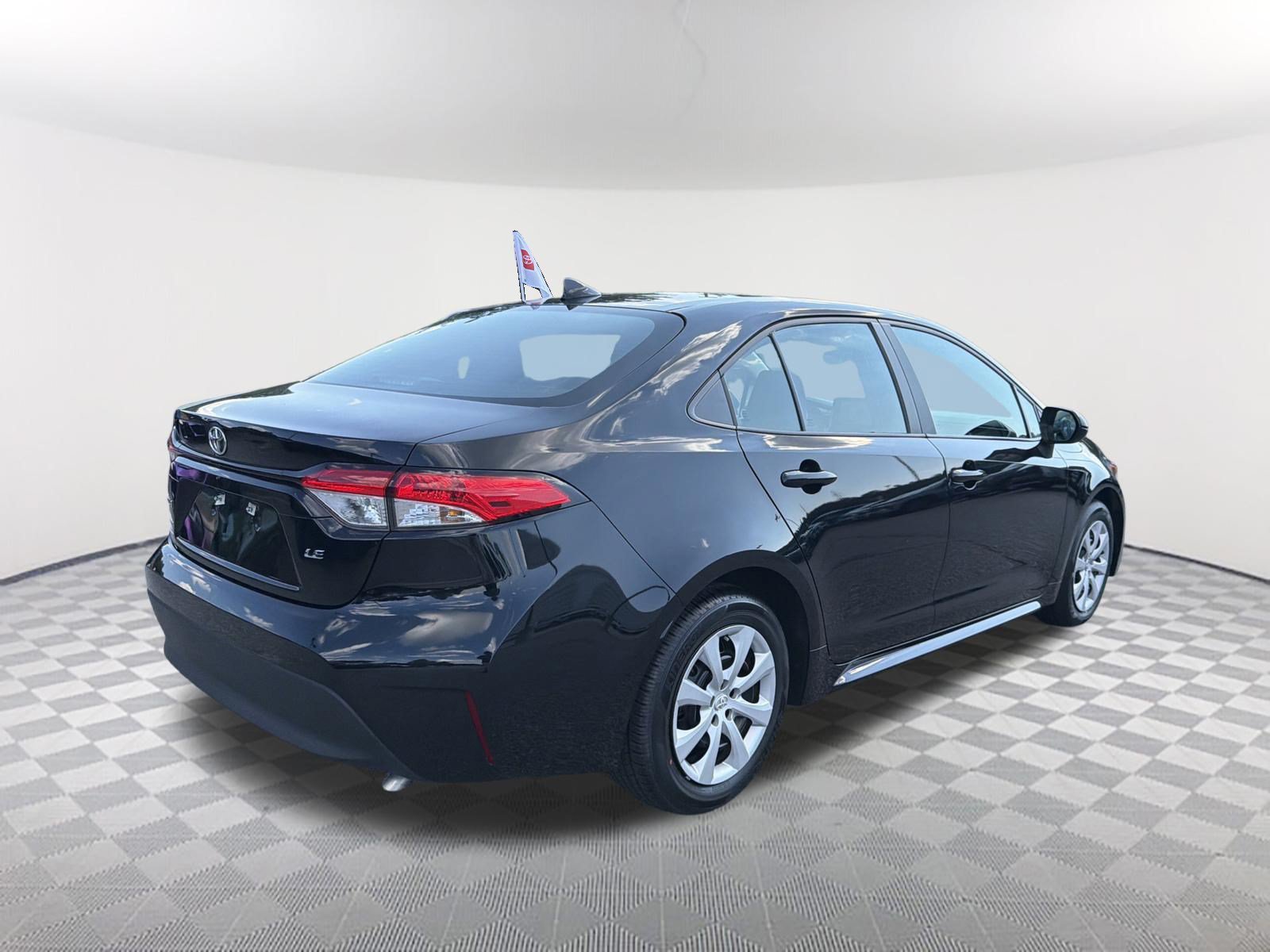 Certified Used 2025 Midnight Black Metallic Toyota LE image 17