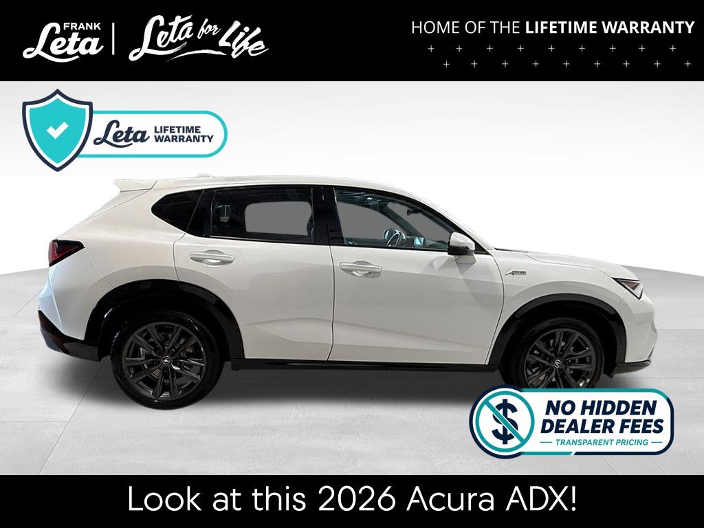 New 2026 Platinum White Pearl Acura w/A-Spec Package image 9