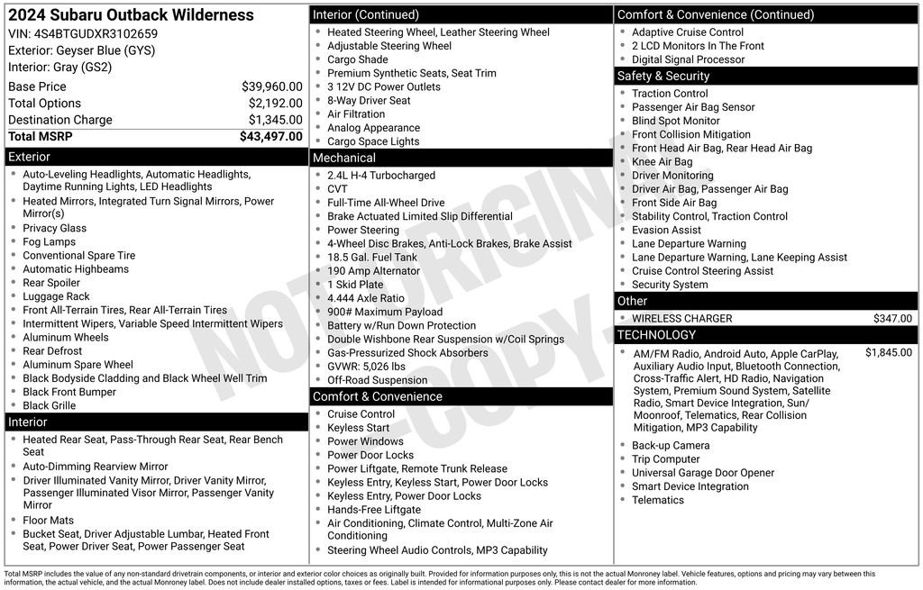 2024 Subaru Outback Wilderness - Photo 27