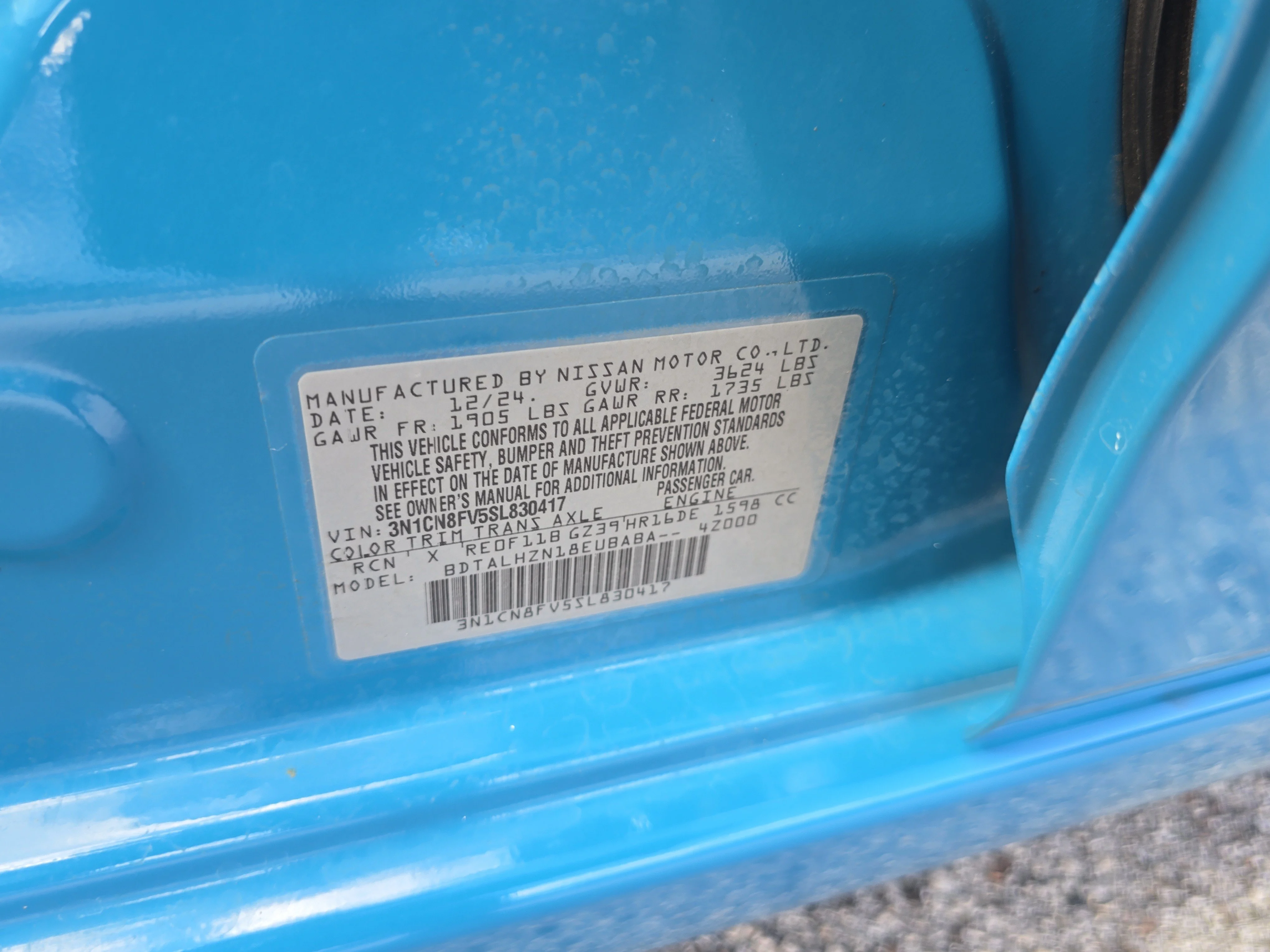 Certified Used 2025 Arctic Ice Blue Metallic Nissan SR image 32