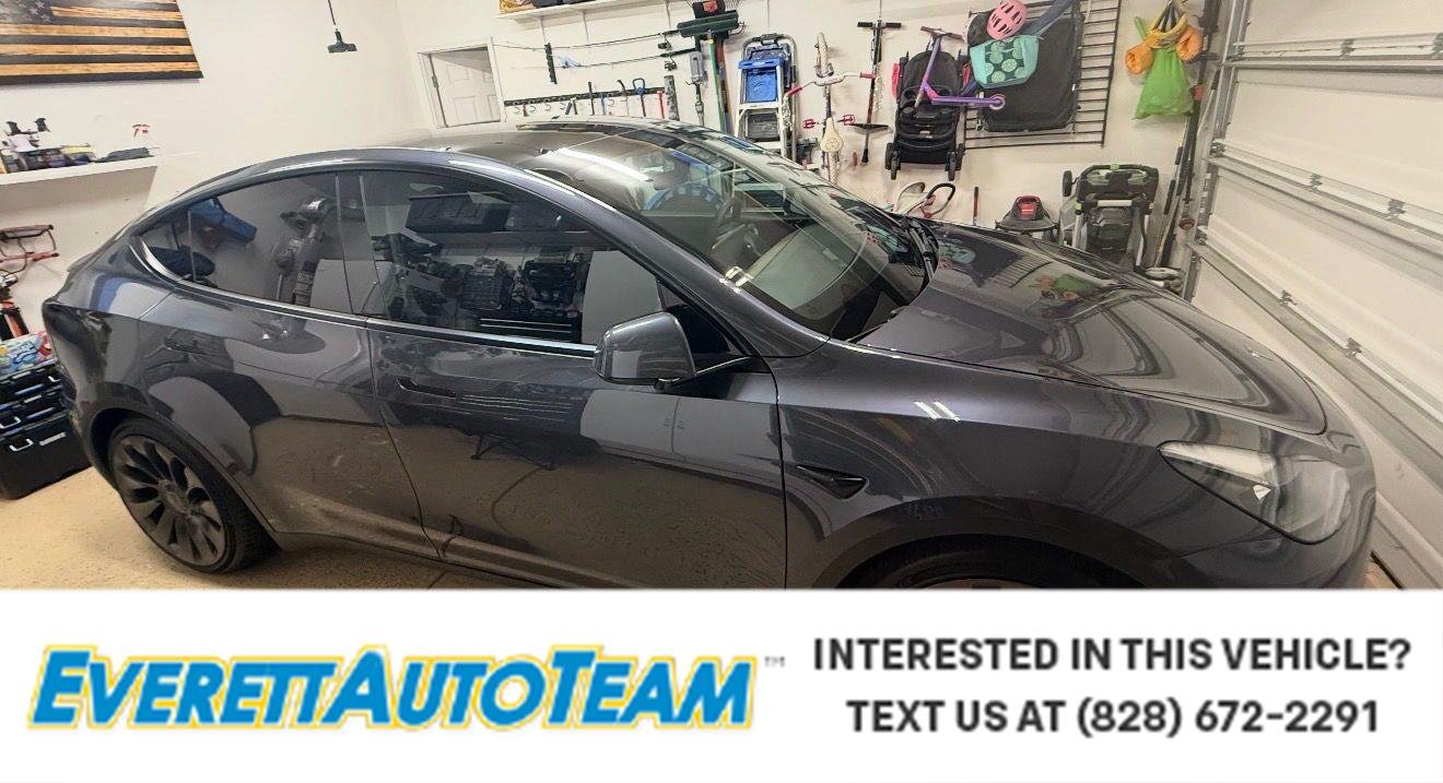 Used 2022 Gray Tesla Performance image 1