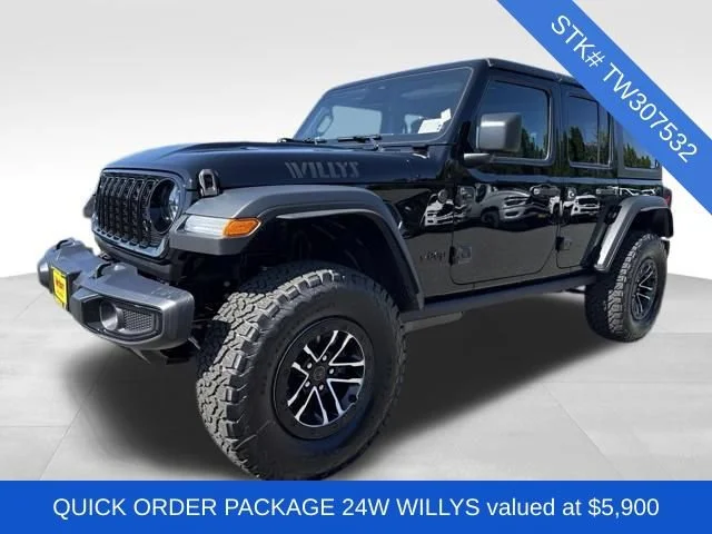 New 2026 Black Clearcoat Jeep Willys image 3