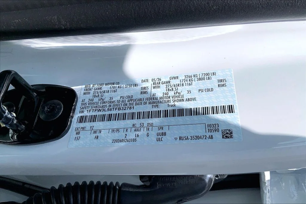 New 2026 White Ford XLT image 14
