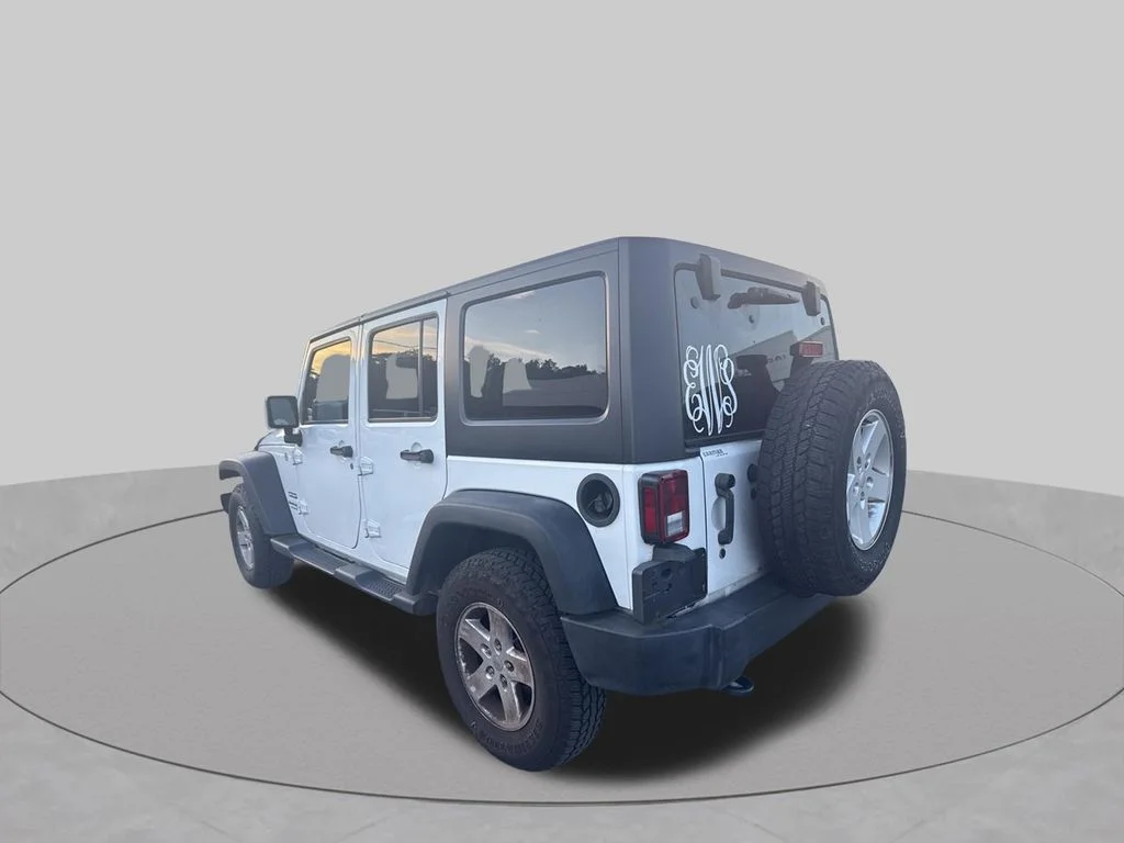 Used 2018 White Jeep Unlimited Sport image 6