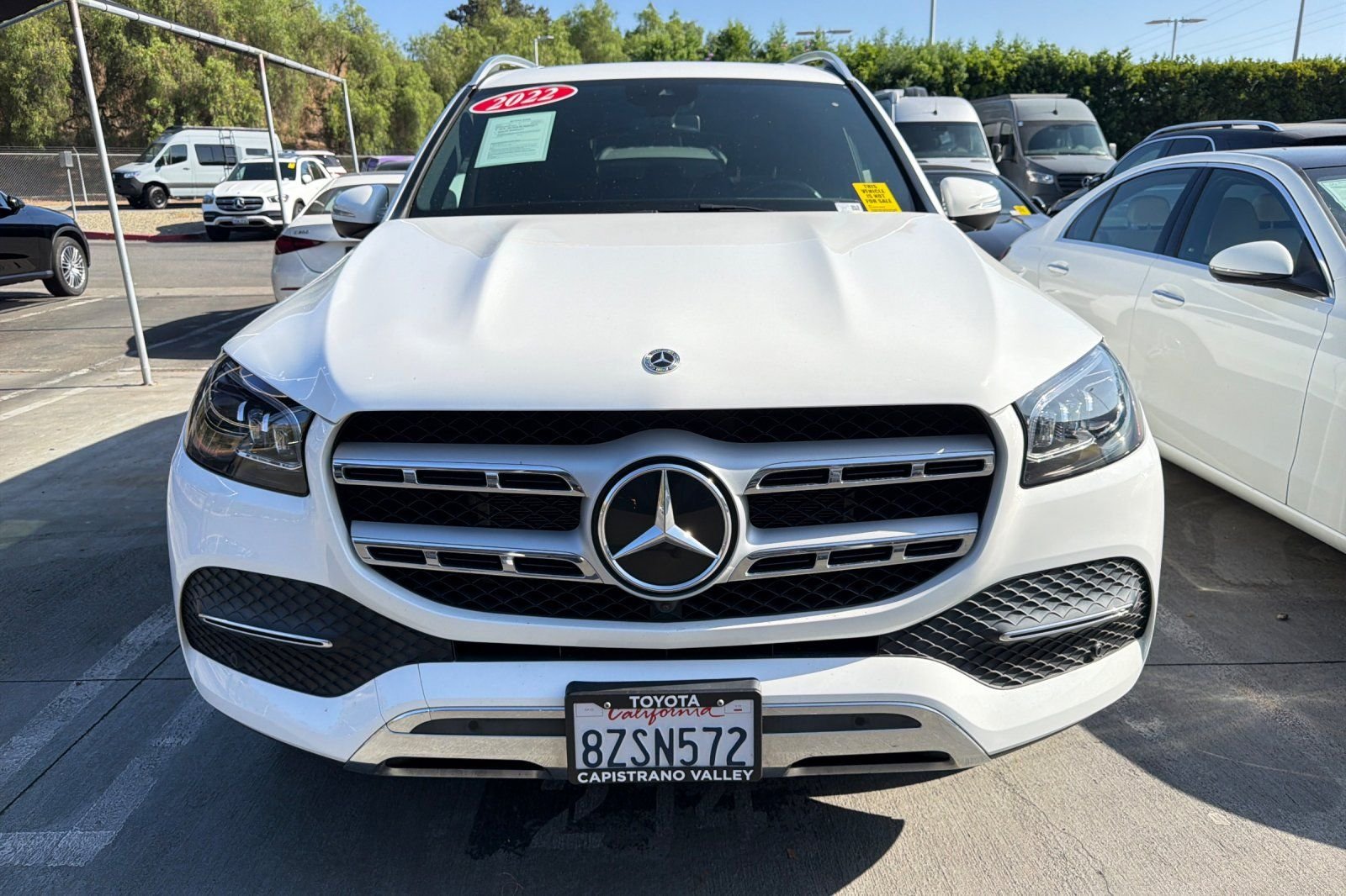 Certified Used 2022 White Mercedes-Benz GLS 450 image 3