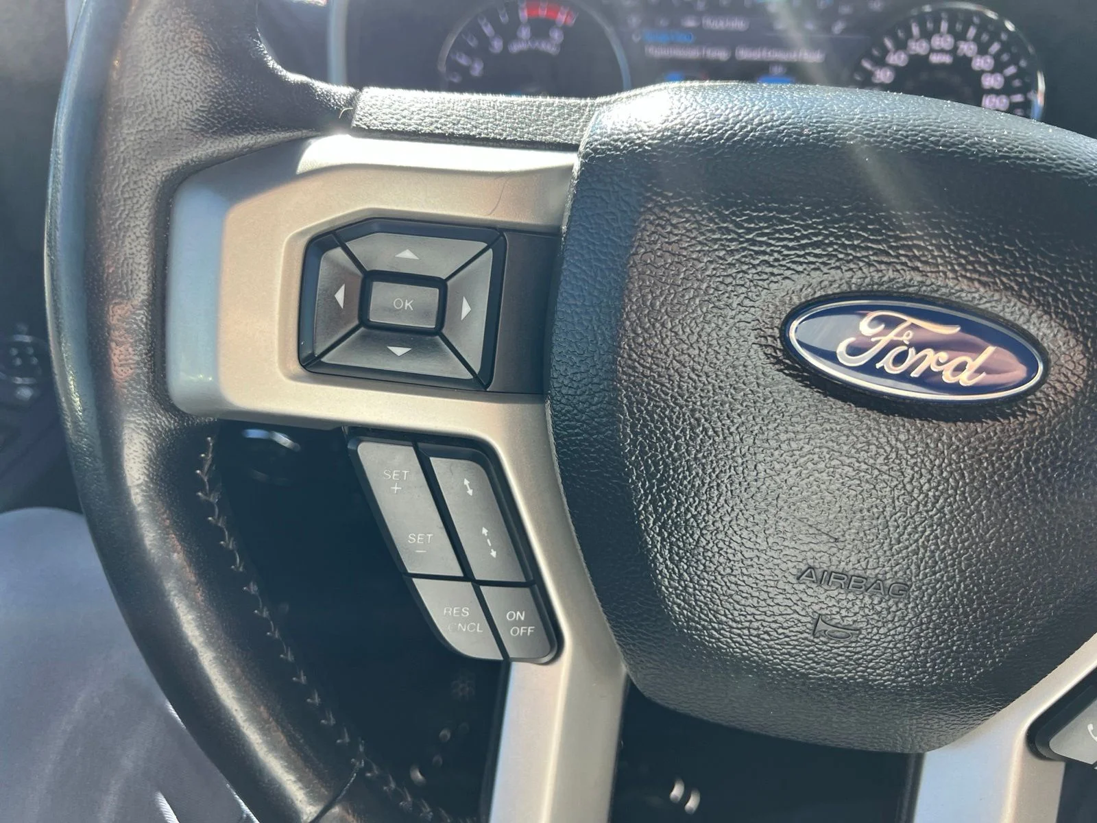 Used 2021 Star White Metallic Tri-Coat Ford Lariat image 16