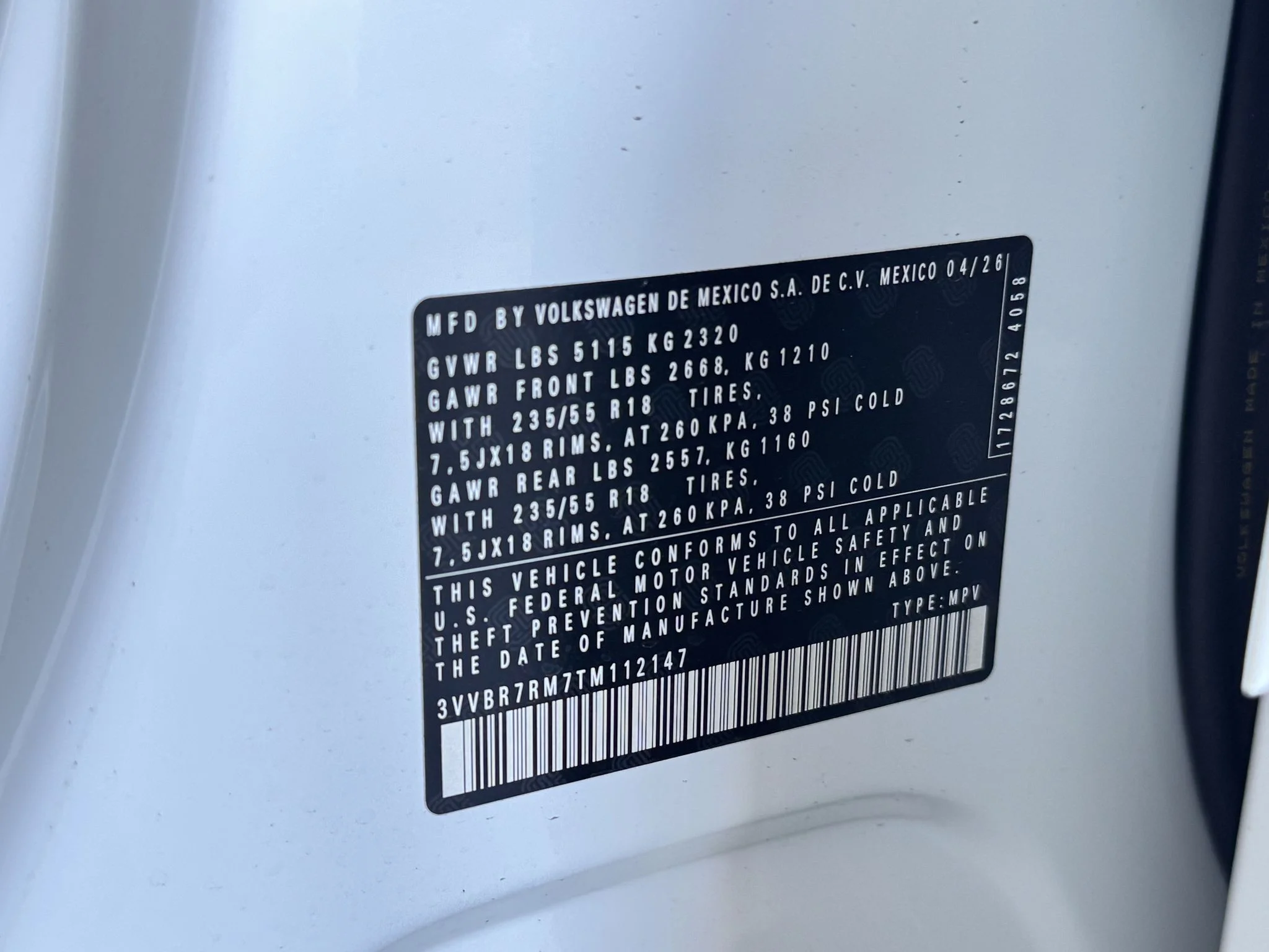 New 2026 Pure White Volkswagen S image 35