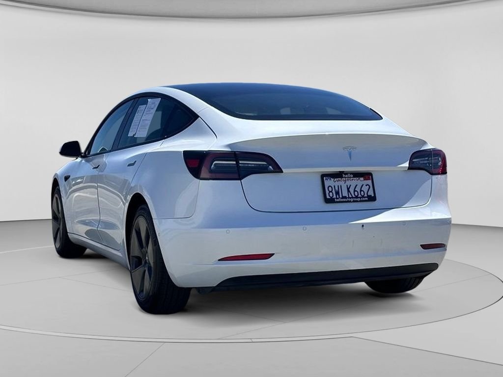 Used 2021 Pearl White Multi-Coat Tesla Standard Range Plus image 33