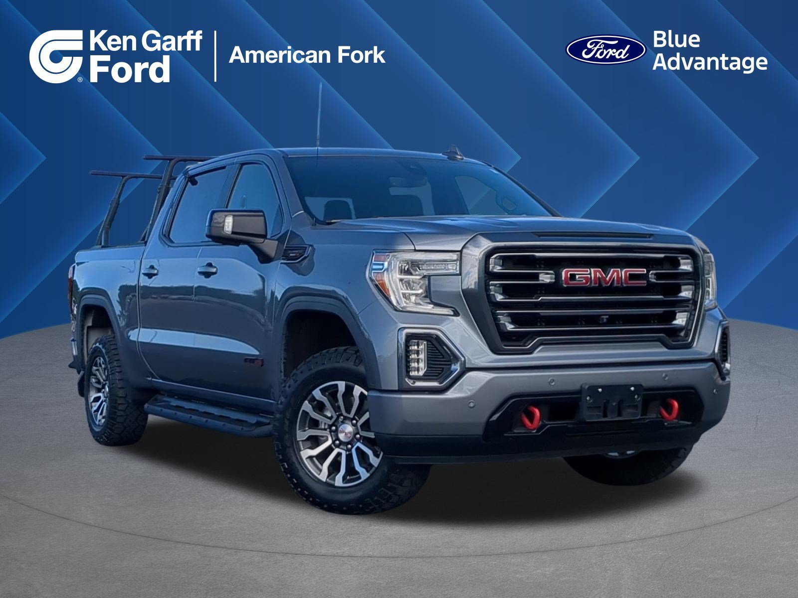 Used 2020 Satin Steel Metallic GMC AT4 image 1