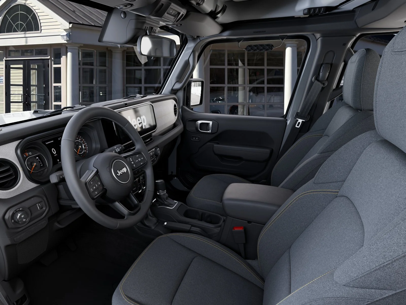 New 2026 Bright White Clearcoat Jeep Sport S 4x4 image 48