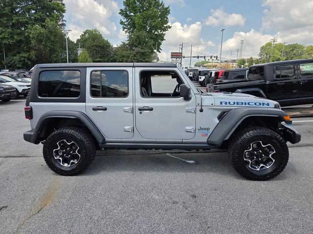 Used 2021 Silver Jeep Unlimited Rubicon 4xe image 10