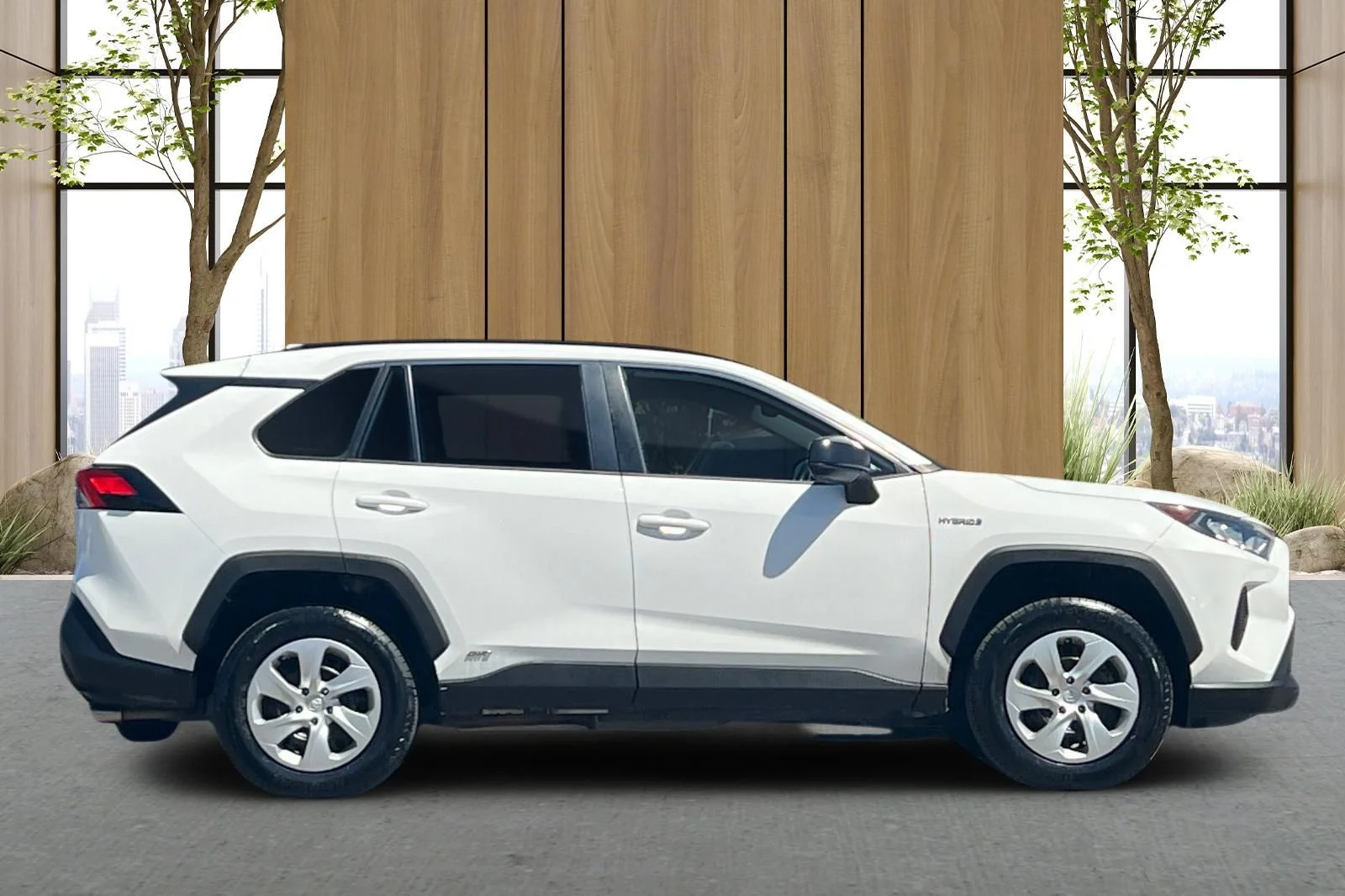 Used 2021 White Toyota LE image 3