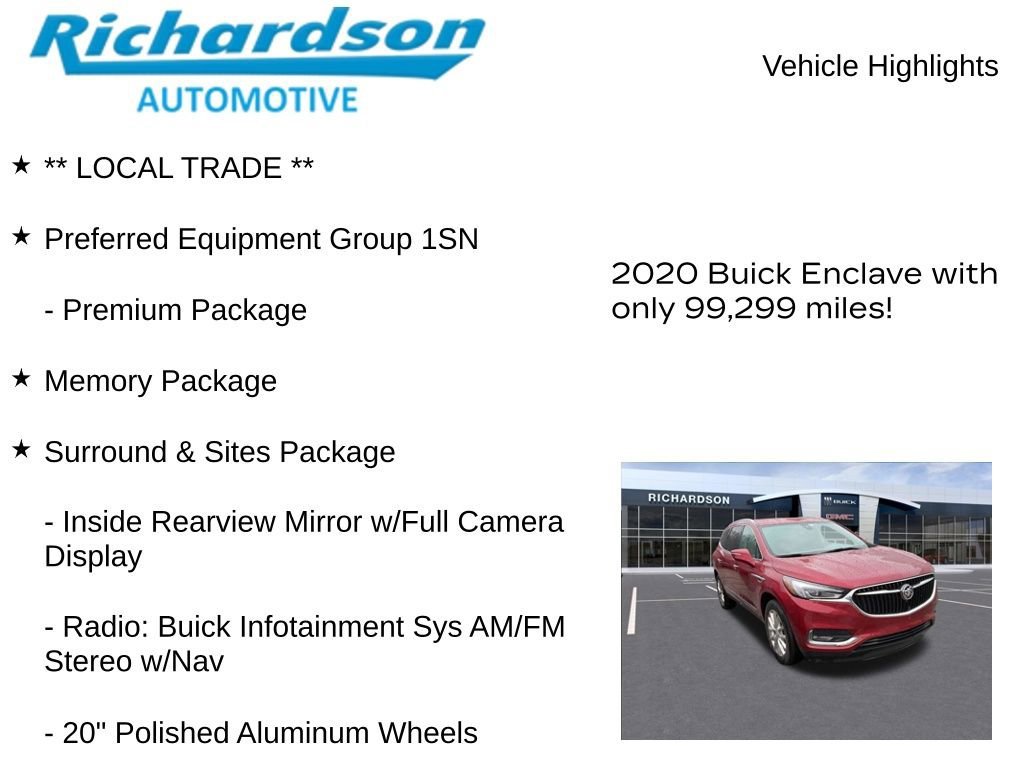 Used 2020 Includes Pitch Dark Night lower exterior accent color.) Buick Premium image 11