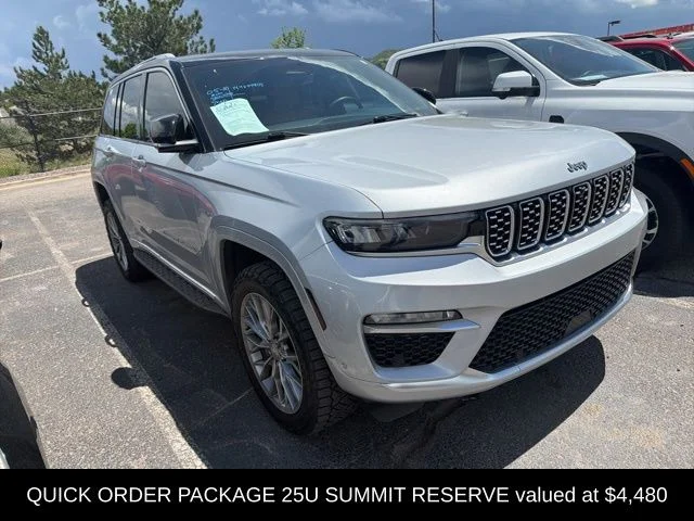 Used 2023 Silver Jeep Summit Reserve image 3