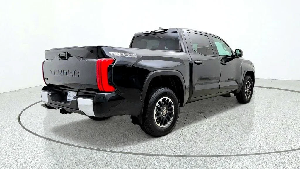 Used 2024 Midnight Black Metallic Toyota SR5 CrewMax 5.5