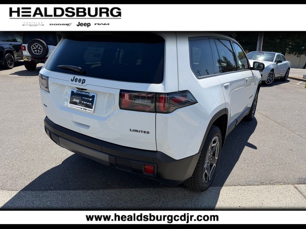 New 2026 Bright White Clear-Coat Exterior Paint Jeep Limited image 5