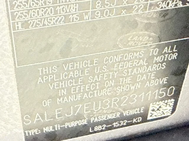 Certified Used 2024 Eiger Grey Metallic Land Rover S image 34