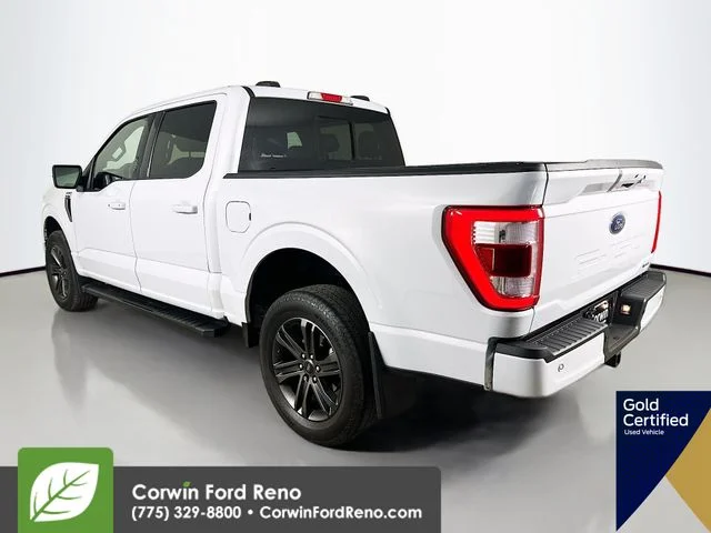 Used 2022 Space White Metallic Ford Lariat image 5