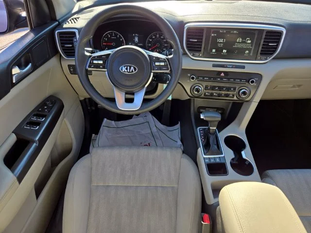 Used 2021 Blue Kia LX image 14