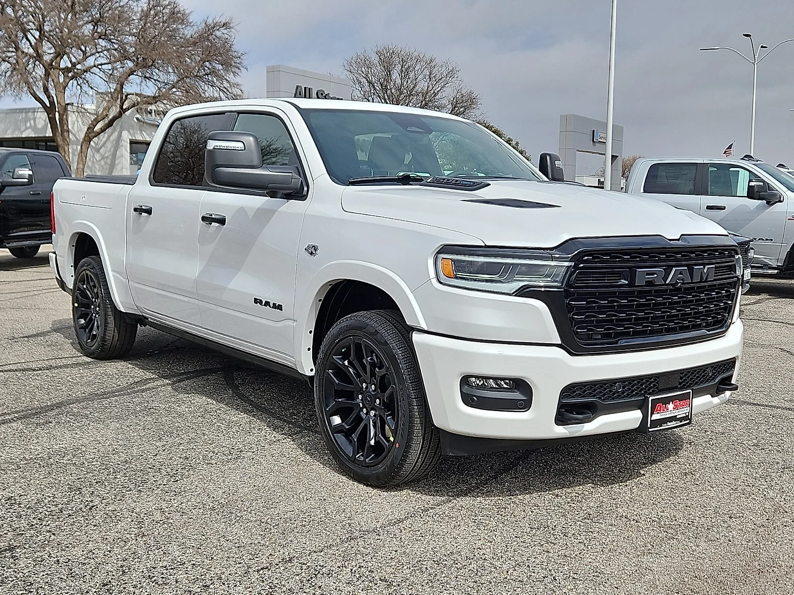 New 2026 Ivory White Tri-Coat Pearlcoat Ram LIMITED CREW CAB 4X4 5