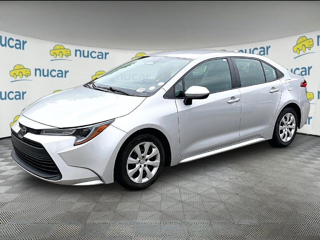 Certified Used 2024 Silver Toyota LE image 3