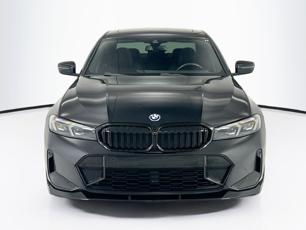 Certified Used 2023 Black Sapphire Metallic BMW 330e iPerformance image 2