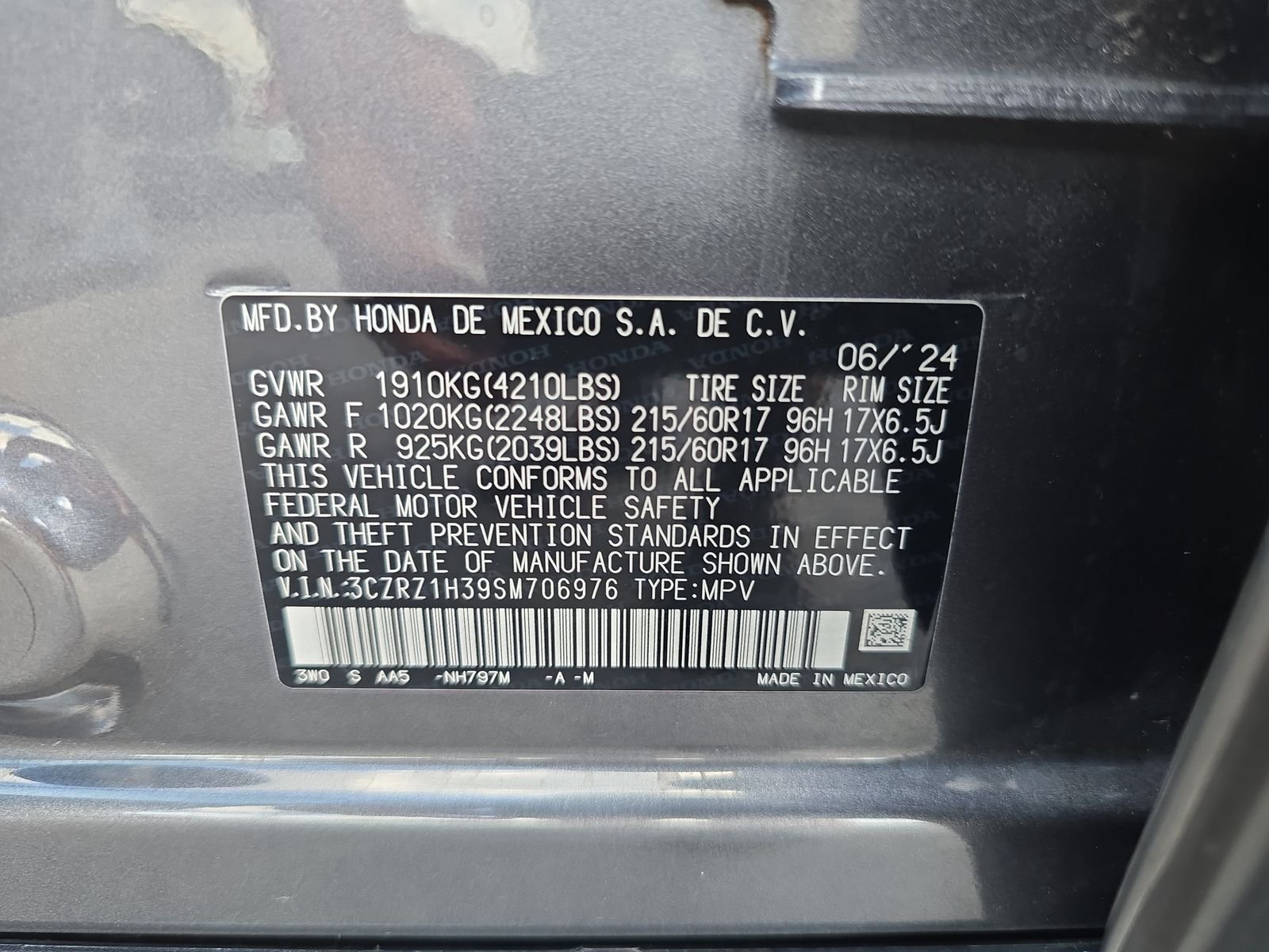 2025 Honda HR-V LX - Photo 29