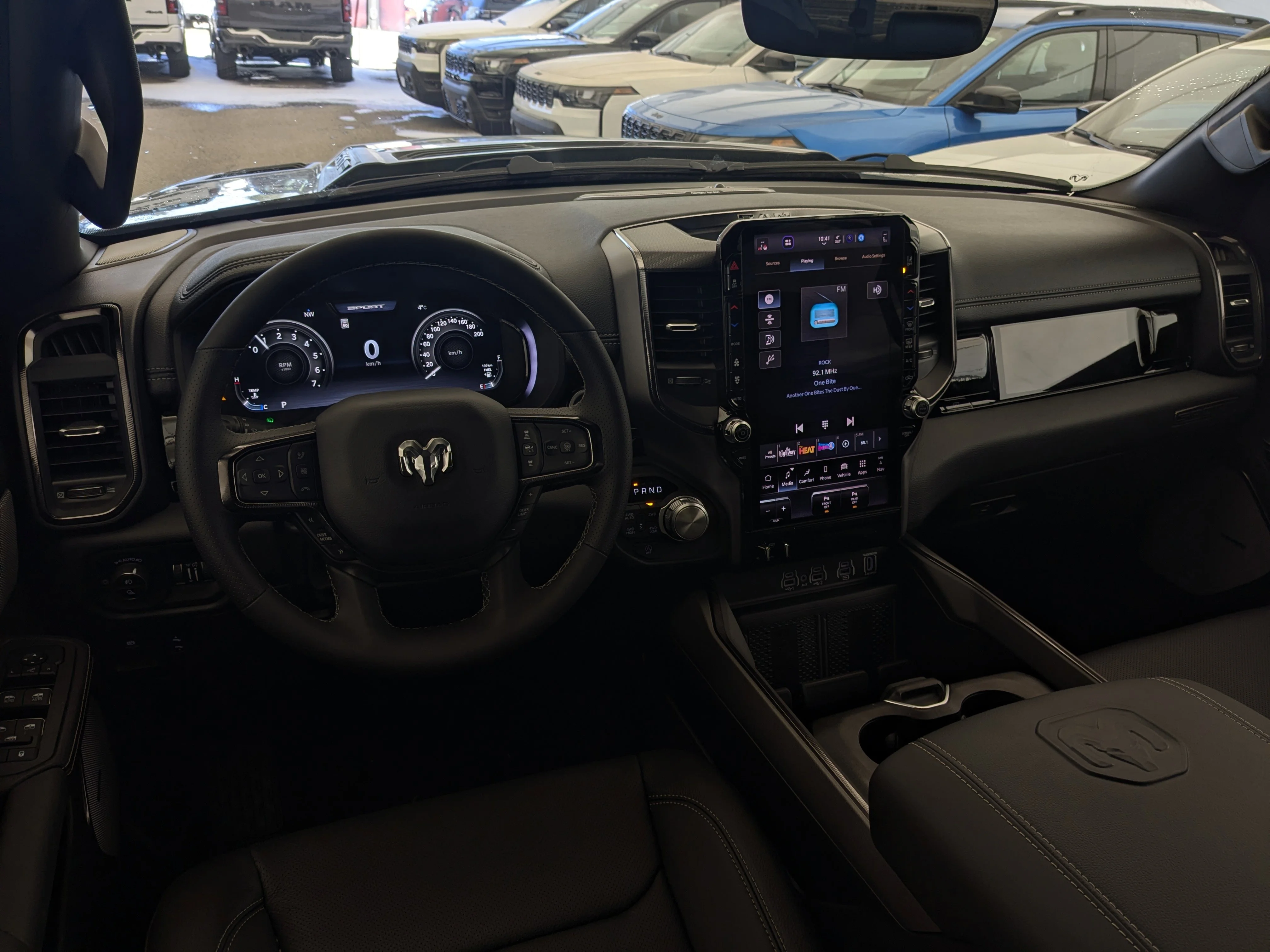 New 2026 Grey RAM Sport - - Night Edition - Sport Lvl 1 Grp - 5.7L HEMI V8 eTorque - Pano Sunroof & More image 25