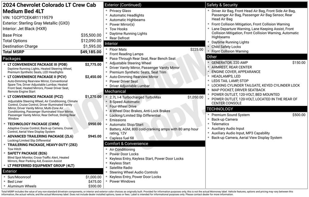Used 2024 Gray Chevrolet LT image 12